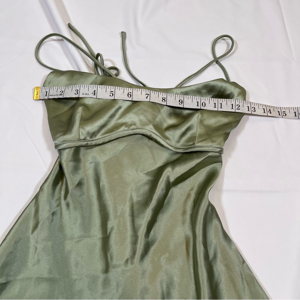 Princess Polly Sage Green Mini Dress - Picture 7 of 8